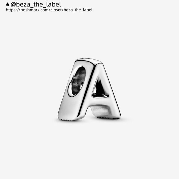 Pandora Letter A Alphabet Charm - Picture 1 of 6